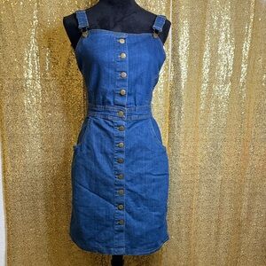 Taxi Retro Y2K Denim Dress
